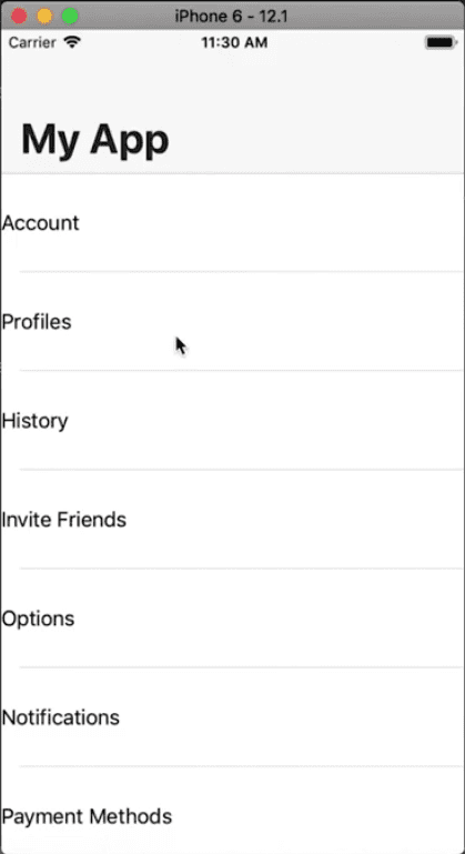 Starter app