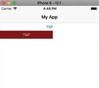 Red styled button